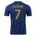 Maillot de Foot Coupe du monde 2022 France Griezmann 7 Tenue Domicile
