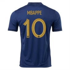 Maillot de Foot Coupe du monde 2022 France Mbappé 10 Tenue Domicile