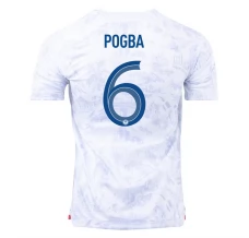 Maillot de Foot Coupe du monde 2022 France Pogba 6 Tenue Extérieur