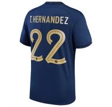Maillot de Foot Coupe du monde 2022 France T.Hernandez 22 Tenue Domicile