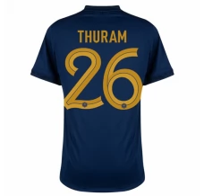 Maillot de Foot Coupe du monde 2022 France Thuram 26 Tenue Domicile