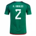 Maillot de Foot Coupe du monde 2022 Mexique N. Araujo 2 Tenue Domicile