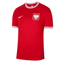 Maillot de Foot Coupe du monde 2022 Pologne Tenue Extérieur