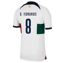 Maillot de Foot Coupe du monde 2022 Portugal B.Fernandes 8 Tenue Extérieur
