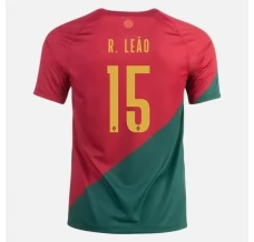 Maillot de Foot Coupe du monde 2022 Portugal R.Leao 15 Tenue Domicile