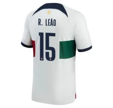 Maillot de Foot Coupe du monde 2022 Portugal R.Leao 15 Tenue Extérieur