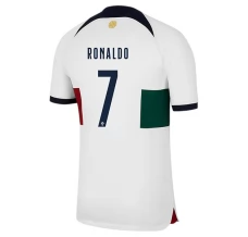 Maillot de Foot Coupe du monde 2022 Portugal Ronaldo 7 Tenue Extérieur