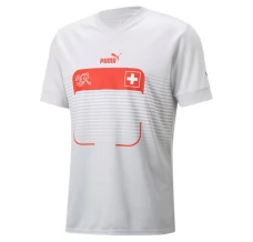 Maillot de Foot Coupe du monde 2022 Suisse Tenue Extérieur