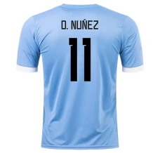 Maillot de Foot Coupe du monde 2022 Uruguay D.Nunez 11 Tenue Domicile