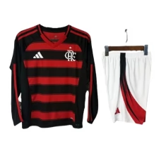 Maillot de Foot CR Flamengo Enfant Tenue Domicile 2025/26 Manche Longue