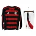 Maillot de Foot CR Flamengo Enfant Tenue Domicile 2025/26 Manche Longue