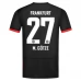 Maillot de Foot Eintracht Francfort M.Götze 27 Tenue Extérieur 2024/25