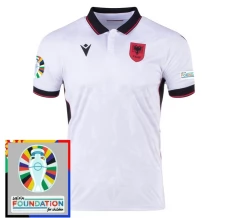 Maillot de Foot Euro 2024 Albanie Tenue Extérieur Patch