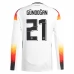 Maillot de Foot Euro 2024 Allemagne Gündoğan 21 Tenue Domicile Manche Longue