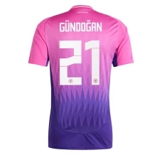Maillot de Foot Euro 2024 Allemagne Gündoğan 21 Tenue Extérieur Maillot de Foot Euro 2024 Allemagne Gündoğan 21 Tenue Extérieur
