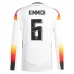 Maillot de Foot Euro 2024 Allemagne Kimmich 6 Tenue Domicile Manche Longue