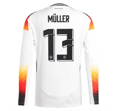 Maillot de Foot Euro 2024 Allemagne Müller 13 Tenue Domicile Manche Longue