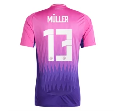 Maillot de Foot Euro 2024 Allemagne Müller 13 Tenue Extérieur