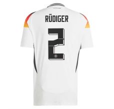 Maillot de Foot Euro 2024 Allemagne Rüdiger 2 Tenue Domicile