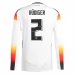 Maillot de Foot Euro 2024 Allemagne Rüdiger 2 Tenue Domicile Manche Longue