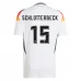 Maillot de Foot Euro 2024 Allemagne Schlotterbeck 15 Tenue Domicile