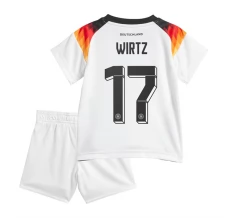Maillot de Foot Euro 2024 Allemagne Wirtz 17 Enfant Tenue Domicile Maillot de Foot Euro 2024 Allemagne Wirtz 17 Enfant Tenue Domicile