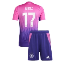 Maillot de Foot Euro 2024 Allemagne Wirtz 17 Enfant Tenue Extérieur Maillot de Foot Euro 2024 Allemagne Wirtz 17 Enfant Tenue Extérieur