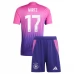 Maillot de Foot Euro 2024 Allemagne Wirtz 17 Enfant Tenue Extérieur Maillot de Foot Euro 2024 Allemagne Wirtz 17 Enfant Tenue Extérieur
