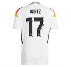 Maillot de Foot Euro 2024 Allemagne Wirtz 17 Tenue Domicile
