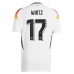 Maillot de Foot Euro 2024 Allemagne Wirtz 17 Tenue Domicile