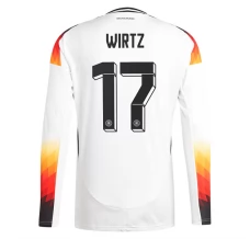 Maillot de Foot Euro 2024 Allemagne Wirtz 17 Tenue Domicile Manche Longue Maillot de Foot Euro 2024 Allemagne Wirtz 17 Tenue Domicile Manche Longue
