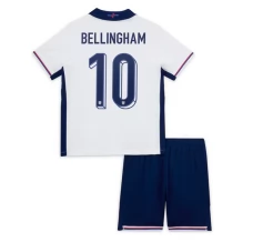 Maillot de Foot Euro 2024 Angleterre Bellingham 10 Enfant Tenue Domicile