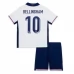 Maillot de Foot Euro 2024 Angleterre Bellingham 10 Enfant Tenue Domicile