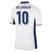 Maillot de Foot Euro 2024 Angleterre Bellingham 10 Tenue Domicile