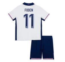 Maillot de Foot Euro 2024 Angleterre Foden 11 Enfant Tenue Domicile