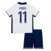 Maillot de Foot Euro 2024 Angleterre Foden 11 Enfant Tenue Domicile