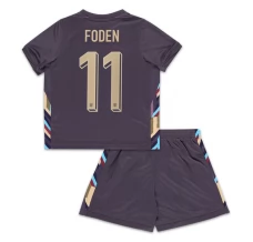 Maillot de Foot Euro 2024 Angleterre Foden 11 Enfant Tenue Extérieur