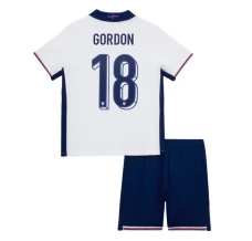 Maillot de Foot Euro 2024 Angleterre Gordon 18 Enfant Tenue Domicile