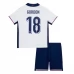 Maillot de Foot Euro 2024 Angleterre Gordon 18 Enfant Tenue Domicile
