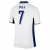 Maillot de Foot Euro 2024 Angleterre Saka 7 Tenue Domicile