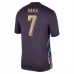 Maillot de Foot Euro 2024 Angleterre Saka 7 Tenue Extérieur