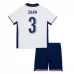 Maillot de Foot Euro 2024 Angleterre Shaw 3 Enfant Tenue Domicile