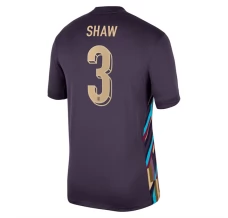 Maillot de Foot Euro 2024 Angleterre Shaw 3 Tenue Extérieur