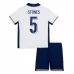 Maillot de Foot Euro 2024 Angleterre Stones 5 Enfant Tenue Domicile