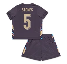 Maillot de Foot Euro 2024 Angleterre Stones 5 Enfant Tenue Extérieur
