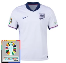 Maillot de Foot Euro 2024 Angleterre Tenue Domicile Patch
