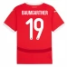 Maillot de Foot Euro 2024 Autriche Baumgartner 19 Tenue Domicile Maillot de Foot Euro 2024 Autriche Baumgartner 19 Tenue Domicile