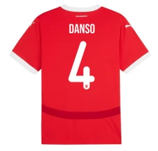 Maillot de Foot Euro 2024 Autriche Danso 4 Tenue Domicile