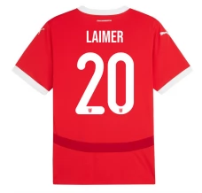 Maillot de Foot Euro 2024 Autriche Laimer 20 Tenue Domicile