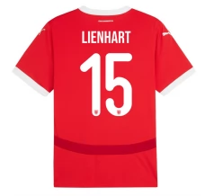 Maillot de Foot Euro 2024 Autriche Lienhart 15 Tenue Domicile